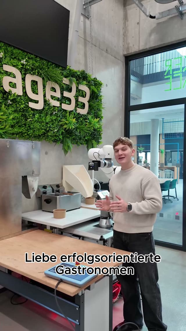 FrySome robot in action